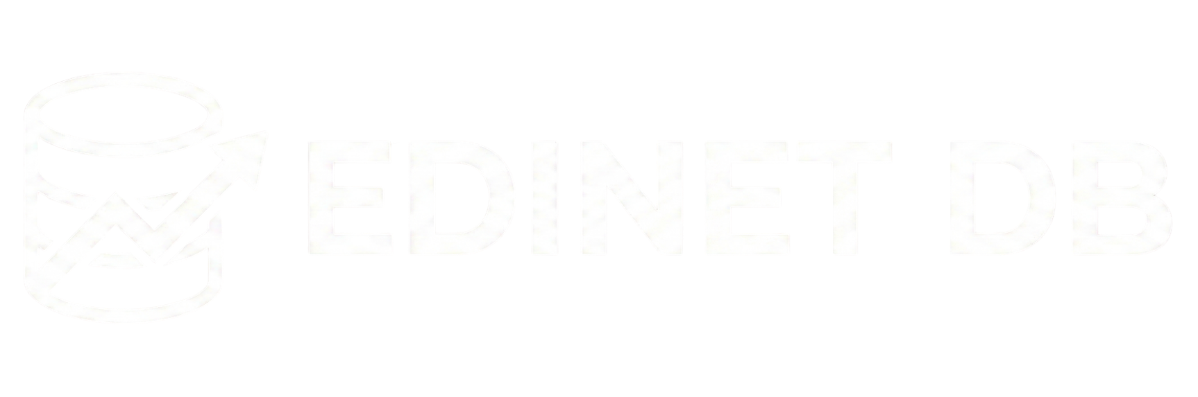 EDINET DB ロゴ白（透過）